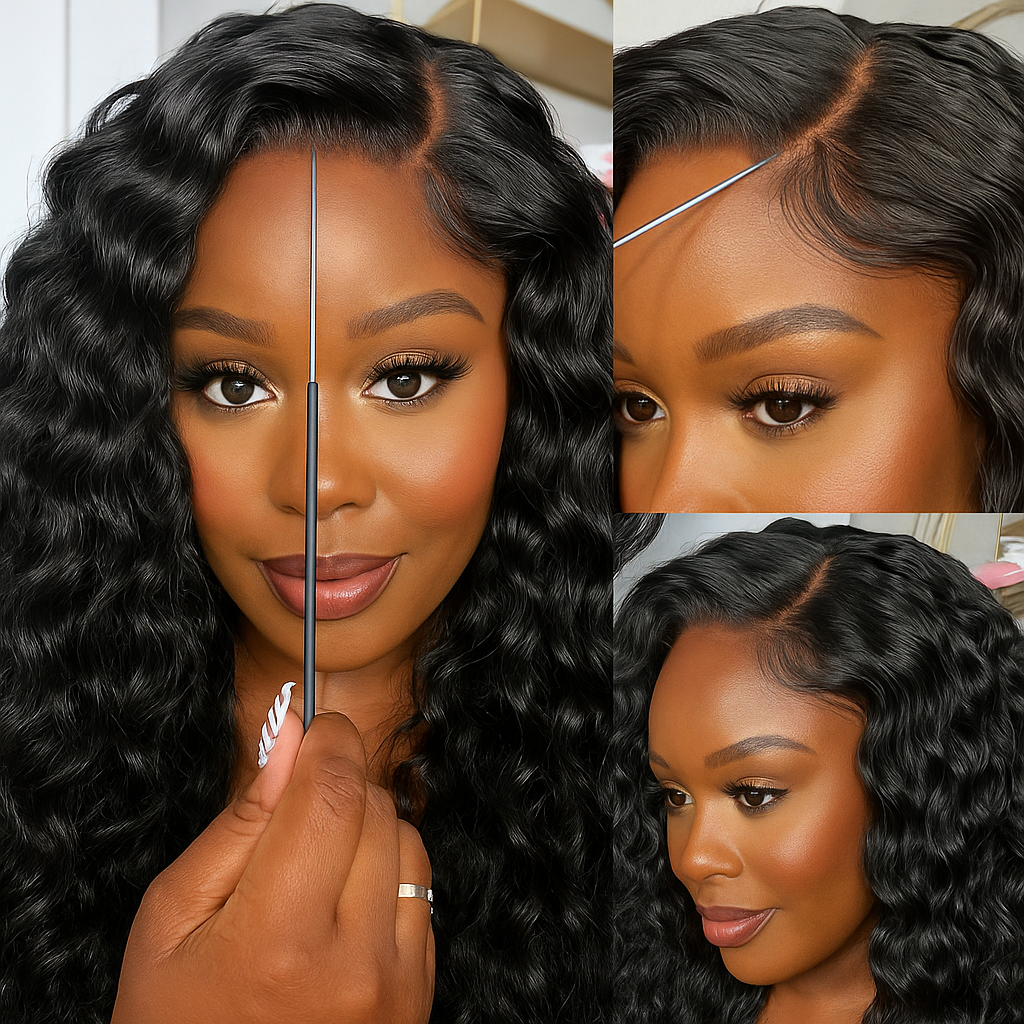 Gigi Natural Brown Water Wave Glueless Wig