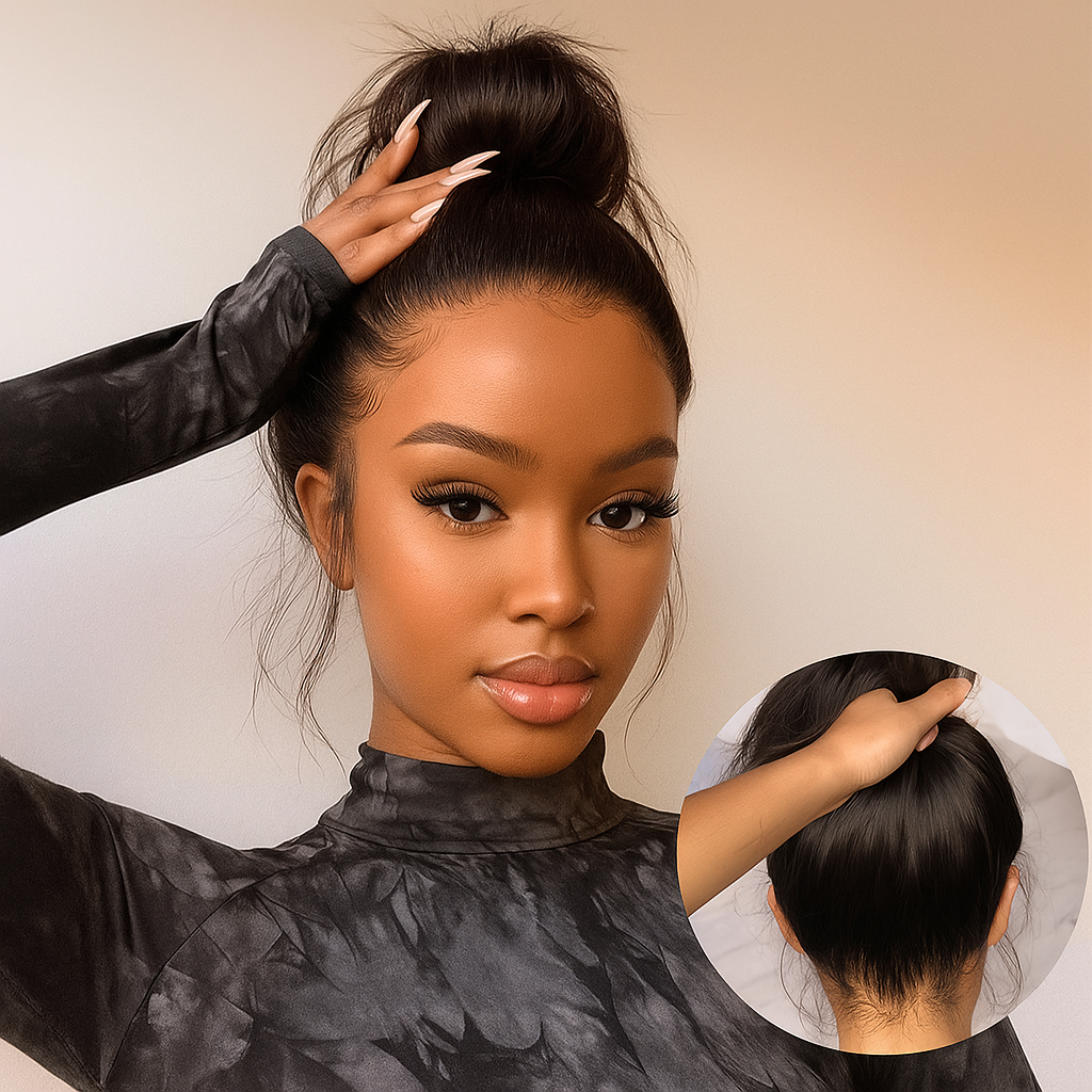 Naomi Straight Soft Black 360 Glueless Wig