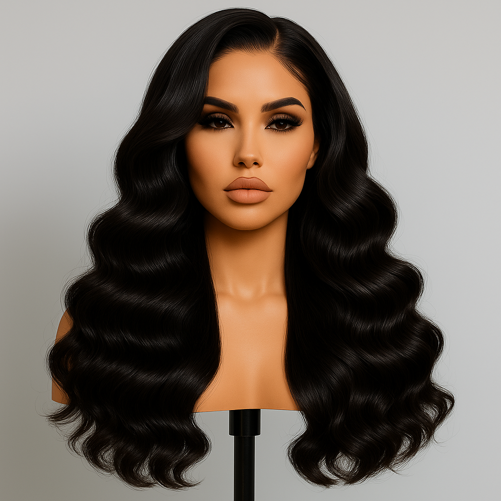 Camilla Natural Black Body Wave Glueless Wig