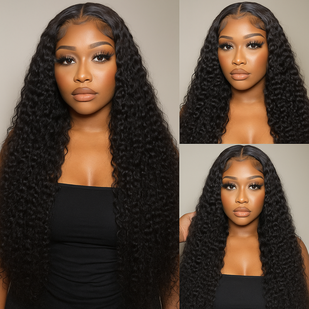 Milani Natural Brown Deep Wave Glueless Wig