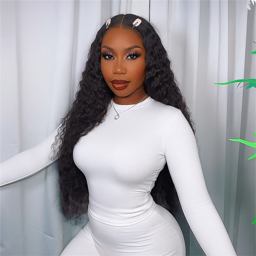 Milani Natural Brown Deep Wave Glueless Wig