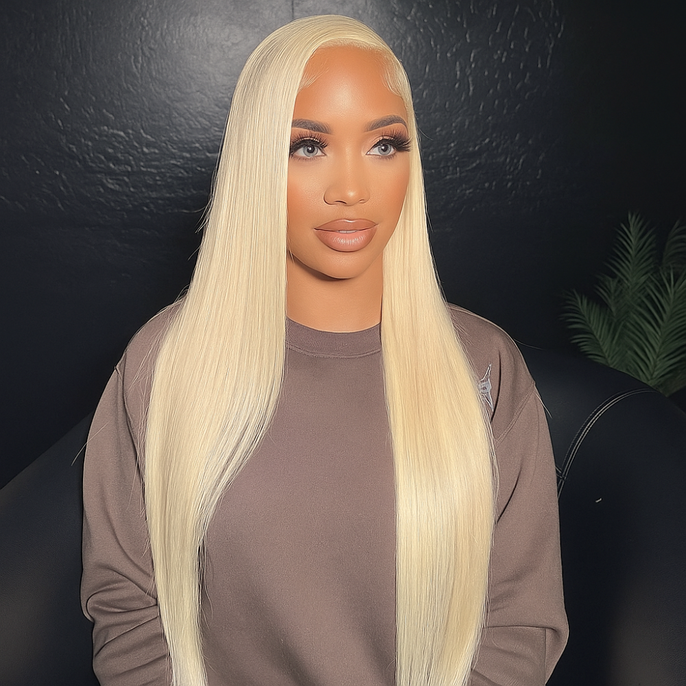 Seraphina Blonde Straight Glueless Wig