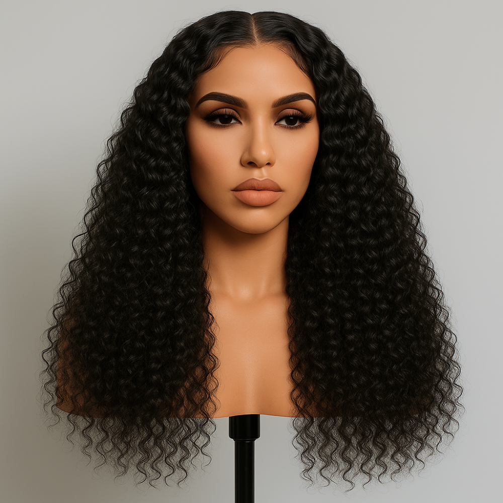 Milani Natural Brown Deep Wave Glueless Wig