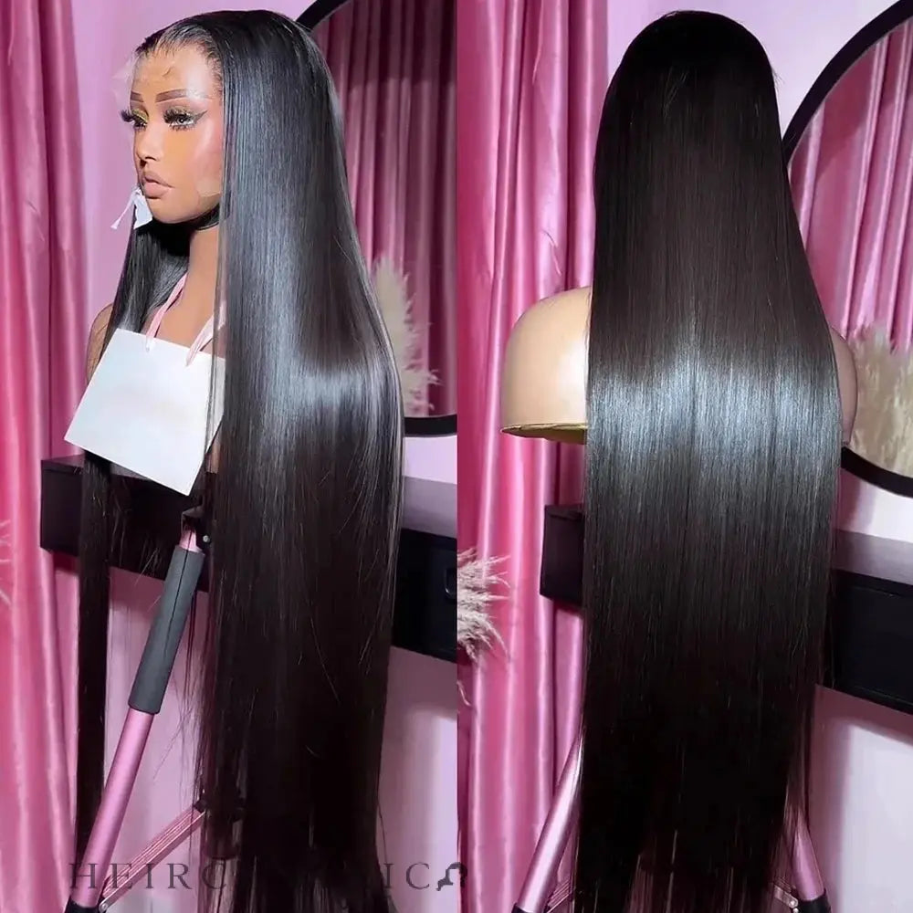 Vivienne Soft Black Straight HD Lace Front Human Hair Wig My Store