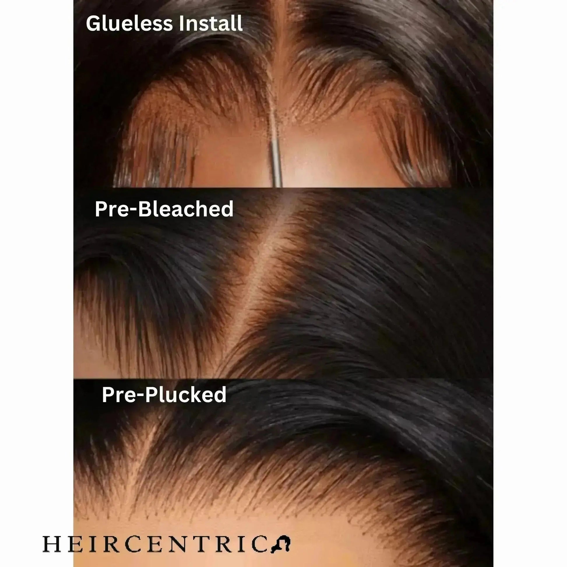 Storm Natural Black Curly HD Lace Front Human Hair Wig HEIRCENTRIC