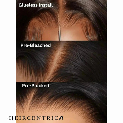 Storm Natural Black Curly HD Lace Front Human Hair Wig HEIRCENTRIC