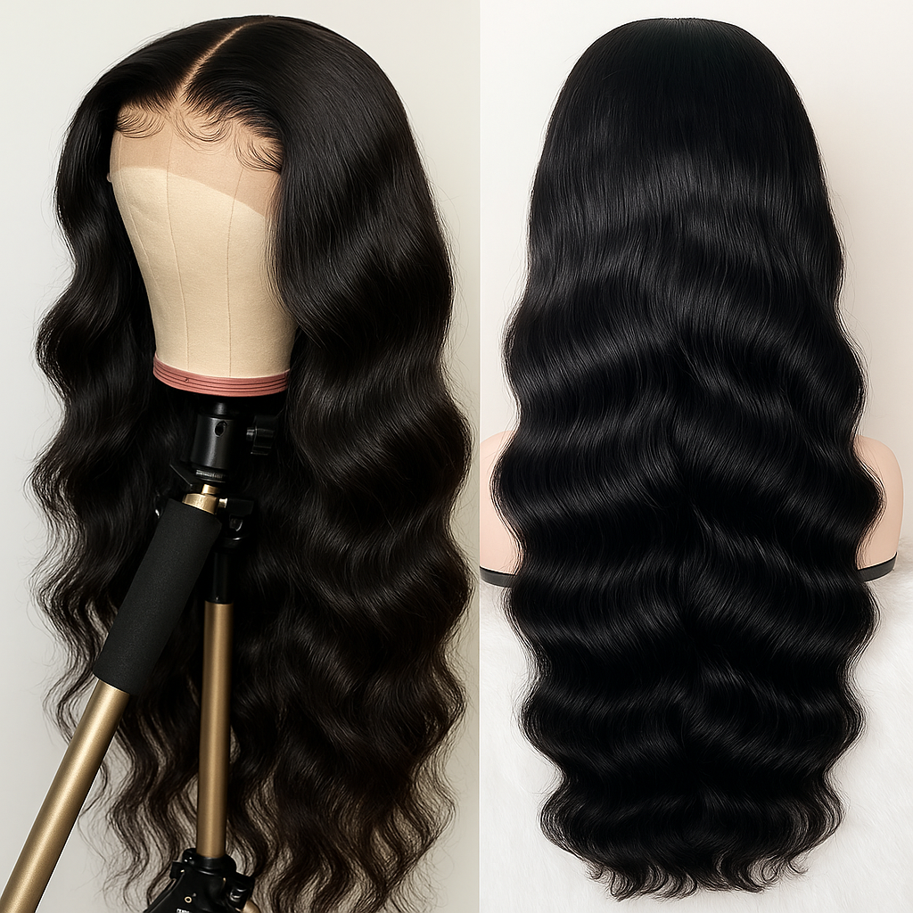 Amara Soft Brown Body Wave 360 Glueless Wig