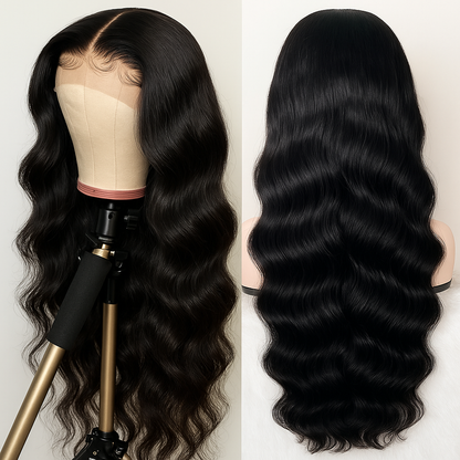 Amara Soft Brown Body Wave 360 Glueless Wig