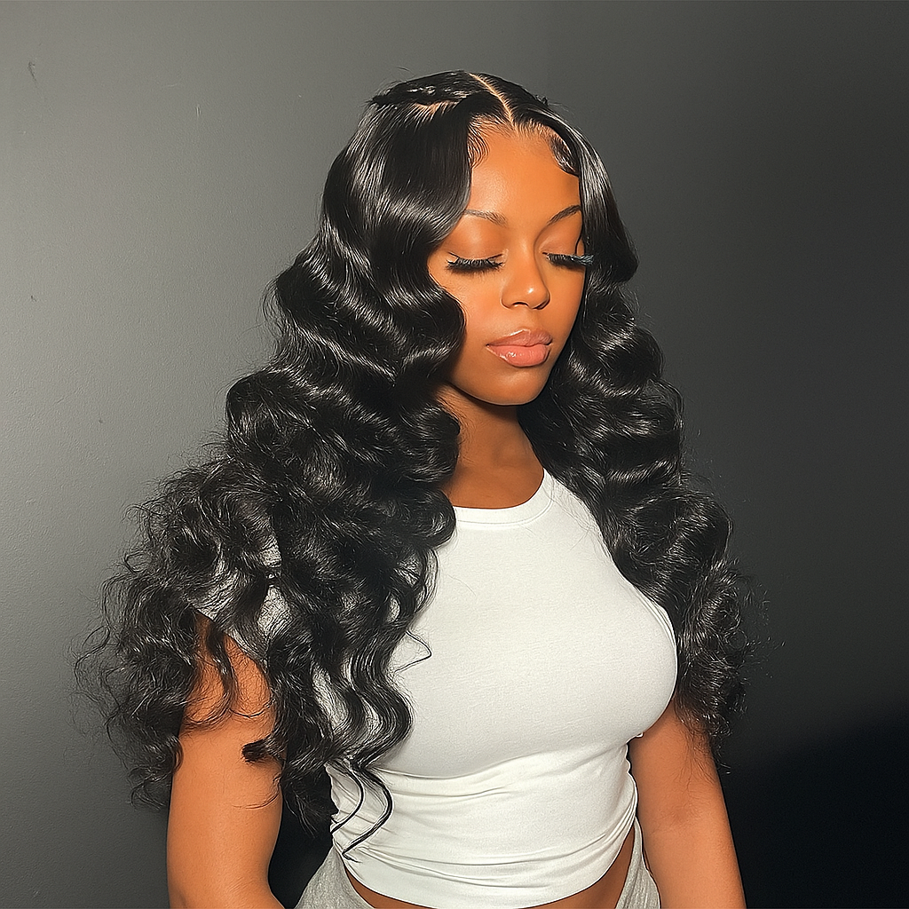Camilla Natural Black Body Wave Glueless Wig