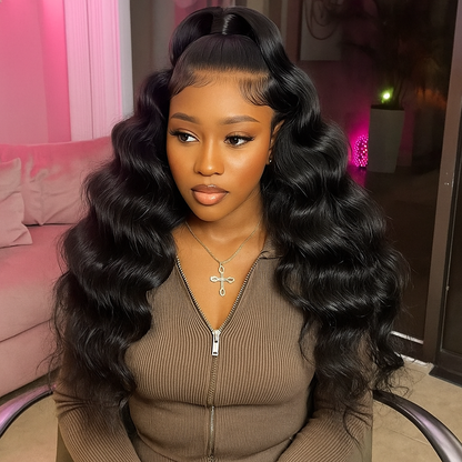 Camilla Natural Black Body Wave Glueless Wig