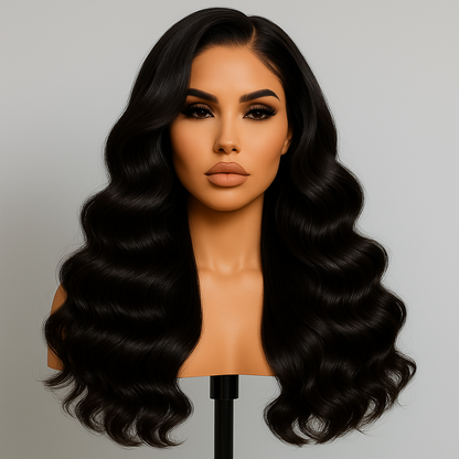 Camilla Natural Black Body Wave Glueless Wig