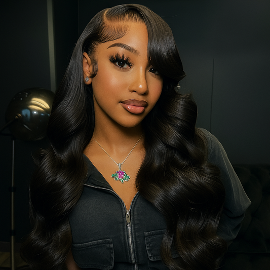 Melody Black Body Wave Glueless Wig