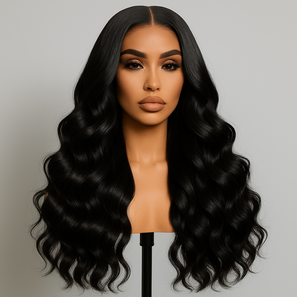 Melody Black Body Wave Glueless Wig