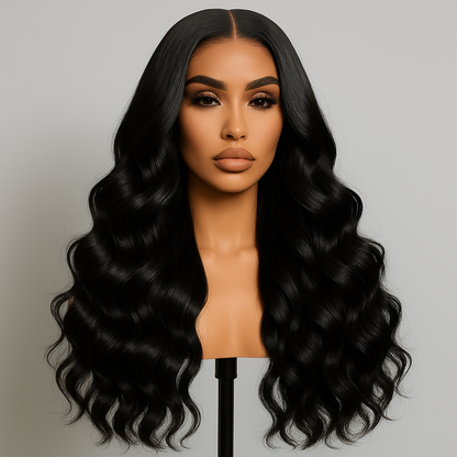 Melody Black Body Wave Glueless Wig