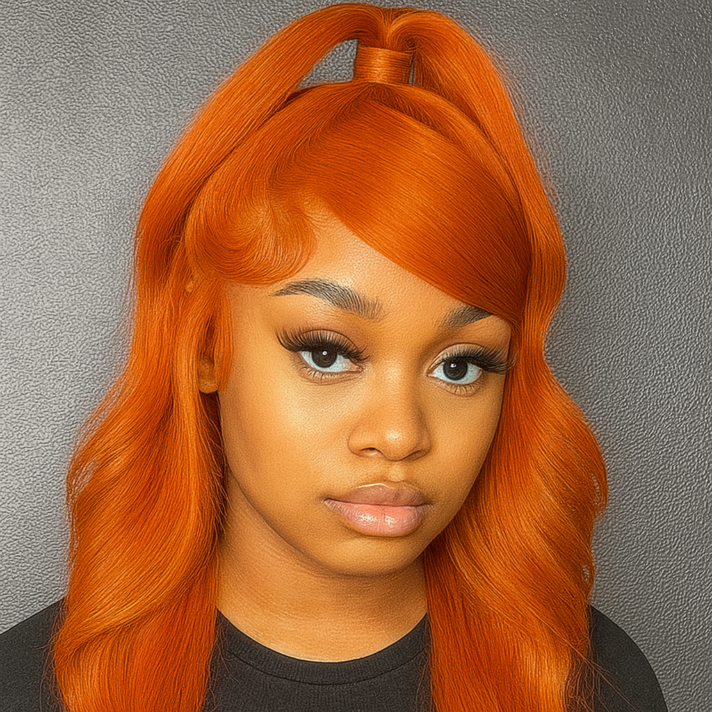 Rosie Ginger Orange Body Wave Glueless Wig