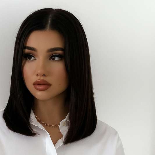 Milan Brown Straight Bob Glueless Wig