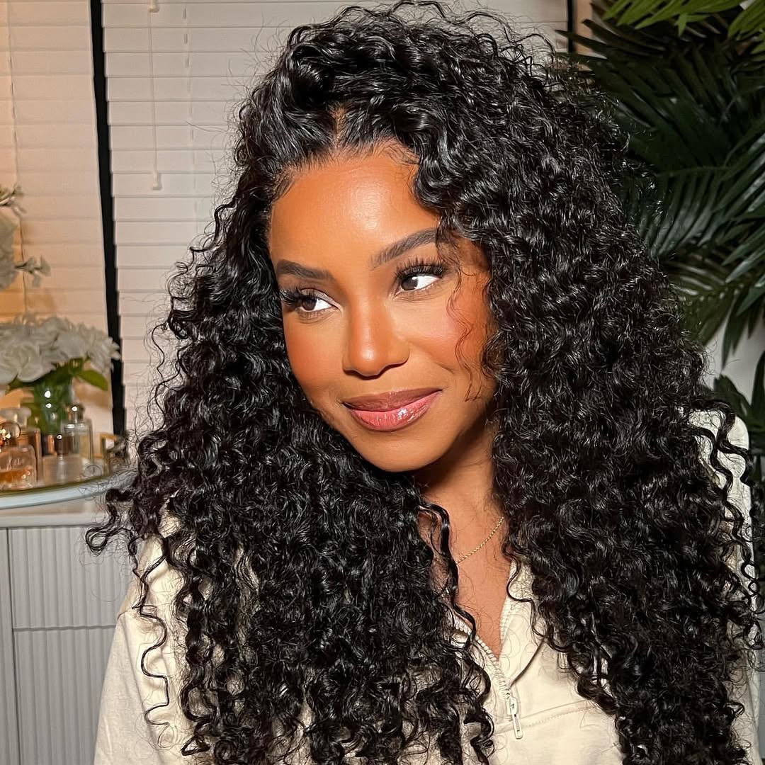 Coco Natural Black Curly HD Lace Front Human Hair Wig HEIRCENTRIC