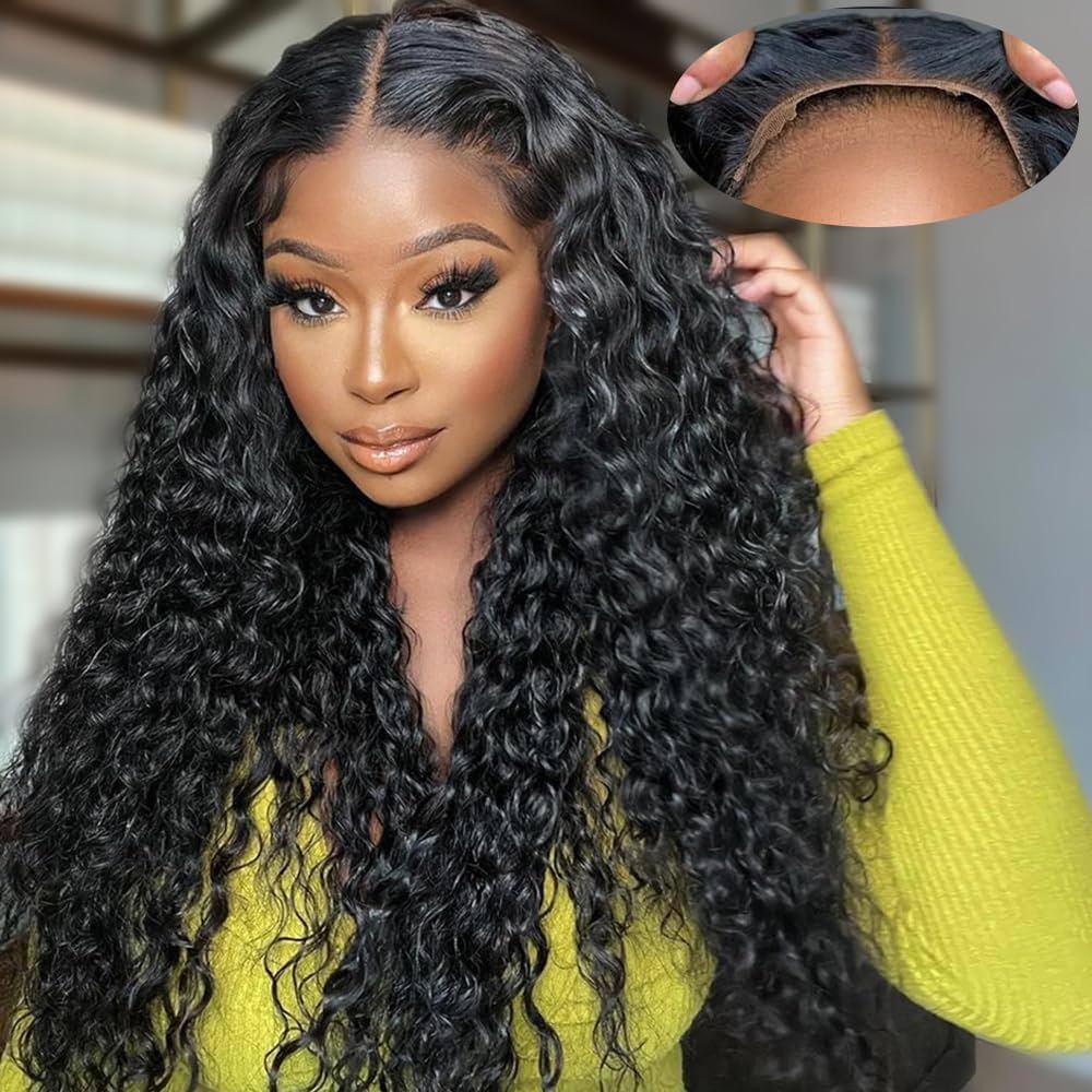 Gigi Natural Brown Water Wave HD Lace Front Human Hair Wig HEIRCENTRIC