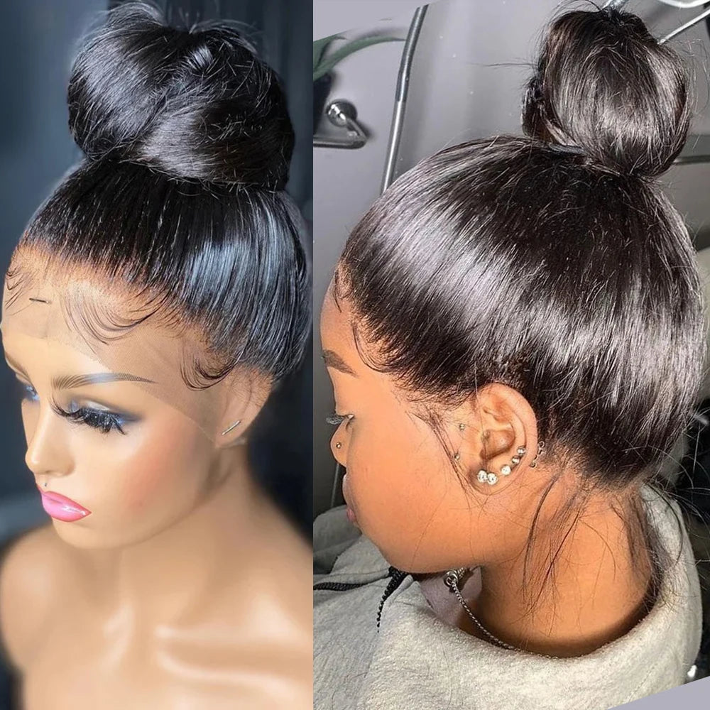 Mali Straight Remy 360 HD Lace Front Human Hair Wig HEIRCENTRIC