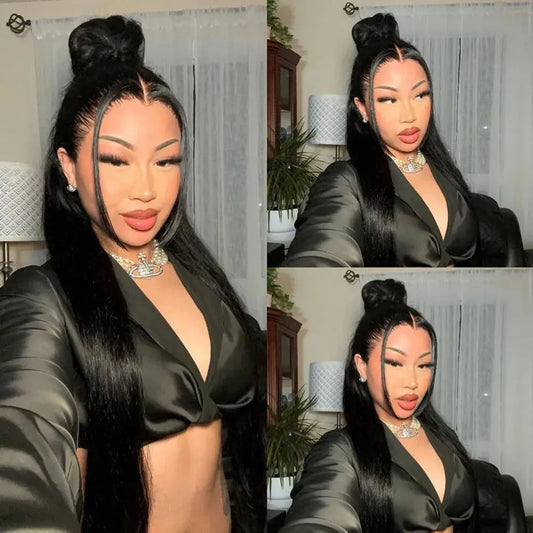 Naomi Straight Brazilian 360 HD Lace Front Human Hair Wig HEIRCENTRIC