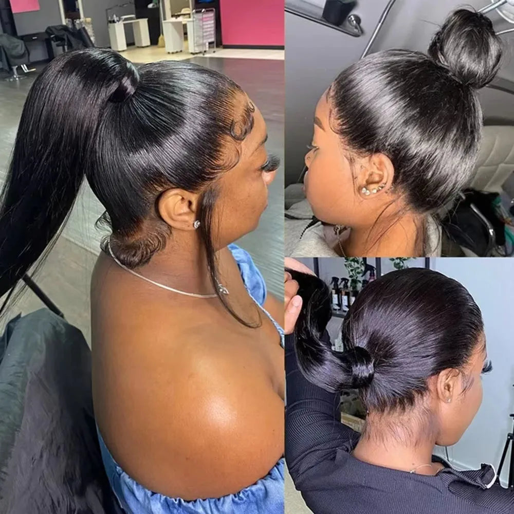 Naomi Straight Brazilian 360 HD Lace Front Human Hair Wig HEIRCENTRIC