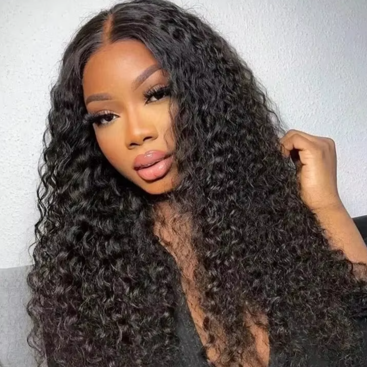 Tiffany Brown Loose Deep Wave Curly HD Lace Front Human Hair Wig