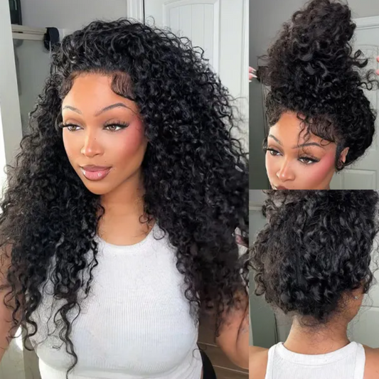 Vivi Natural Brown Water Wave 360 Glueless Wig