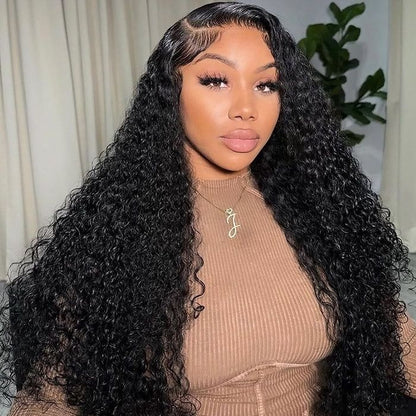 Milani Natural Brown Remy Deep Wave HD Lace Front Human Hair Wig HEIRCENTRIC