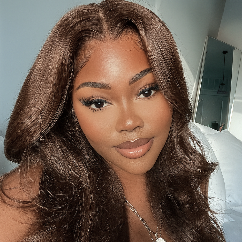 Briana Mocha Brown Body Wave Glueless Wig