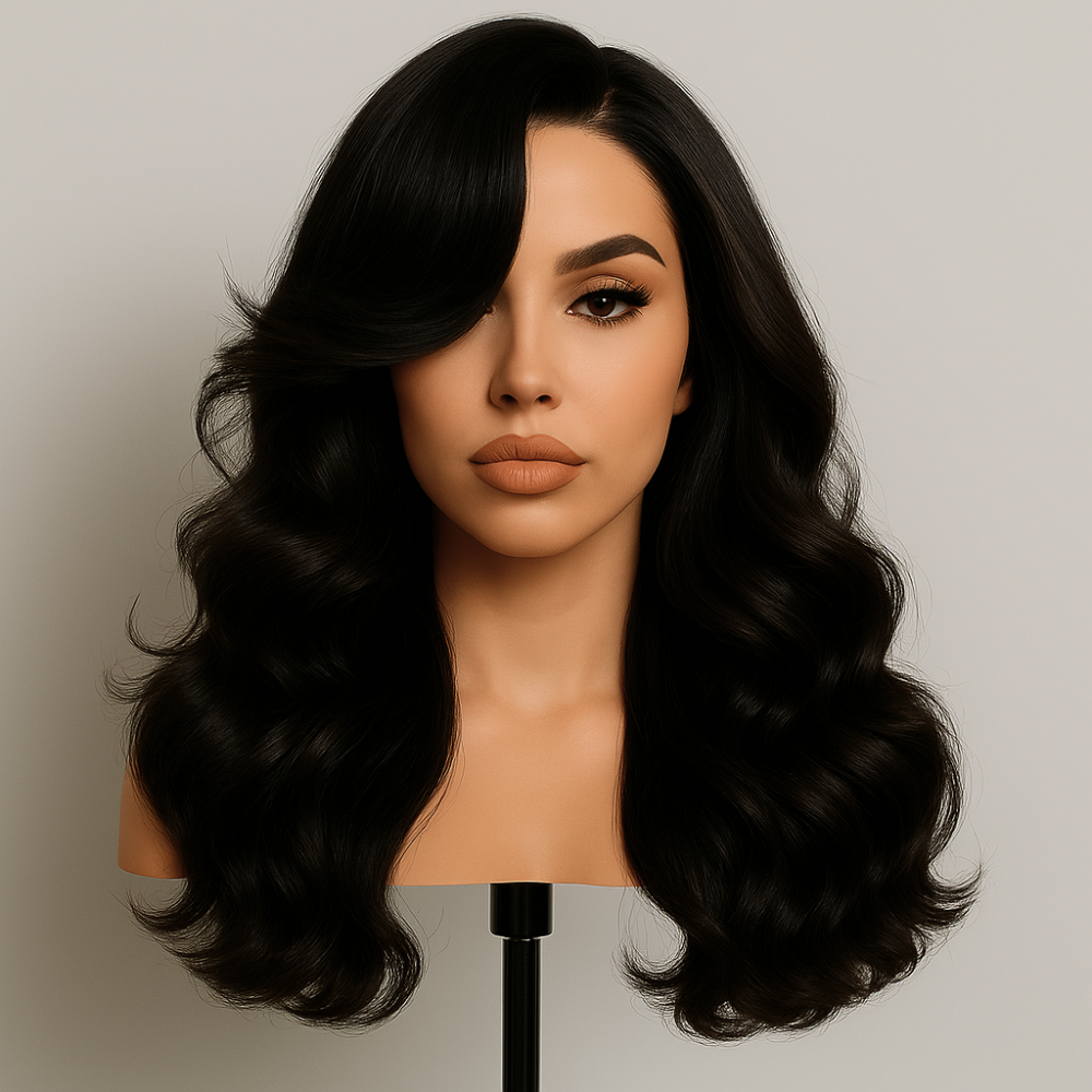 Aaliyah Soft Brown Loose Body Wave Layered Glueless Wig