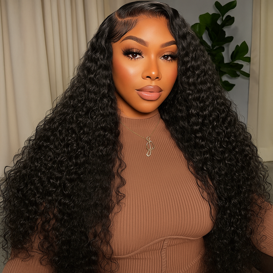 Milani Natural Brown Deep Wave Glueless Wig