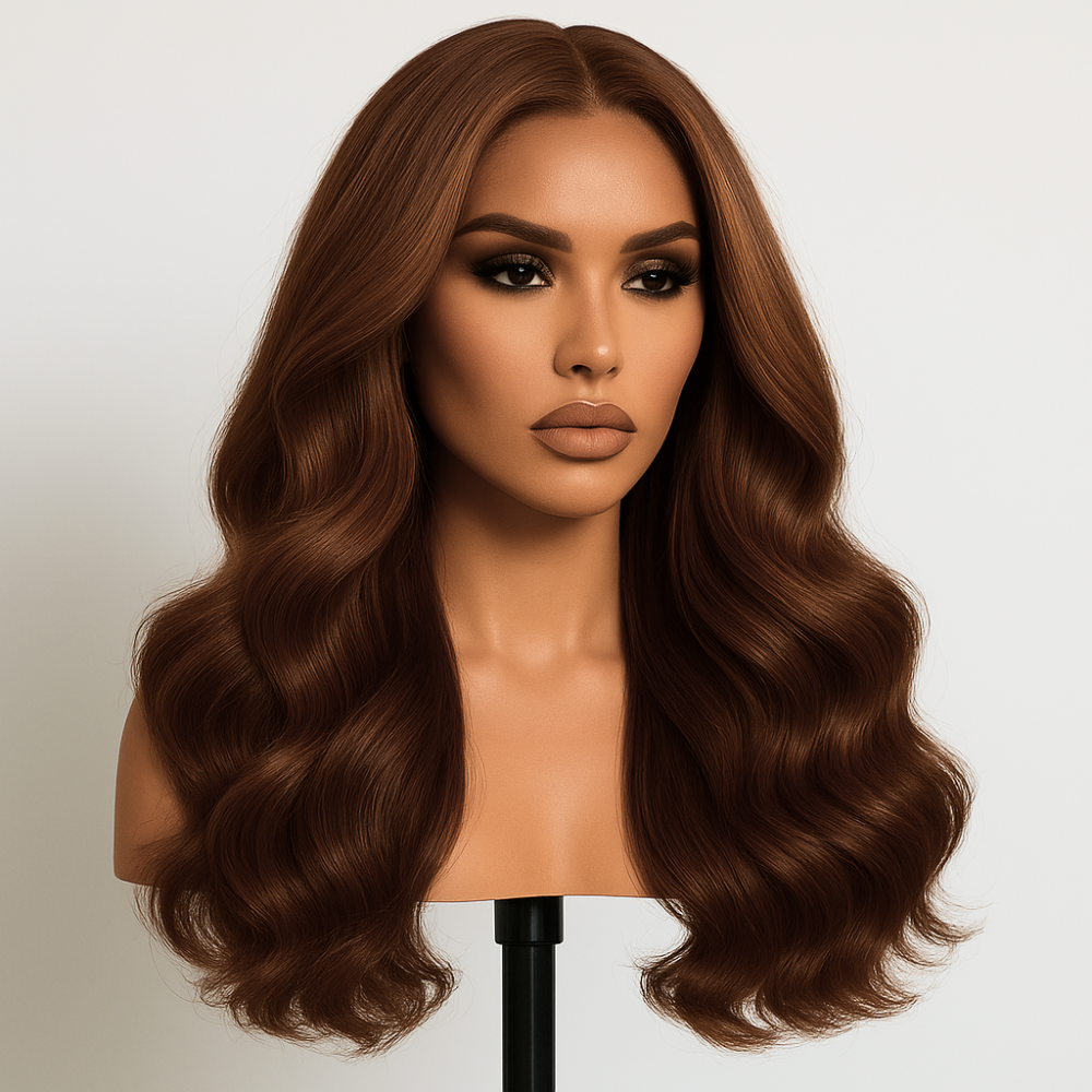Briana Mocha Brown Body Wave Glueless Wig