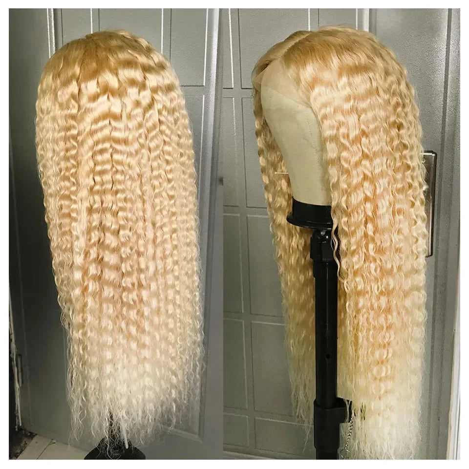 Vicky Blonde Water Wave HD Lace Front Human Hair Wig HEIRCENTRIC