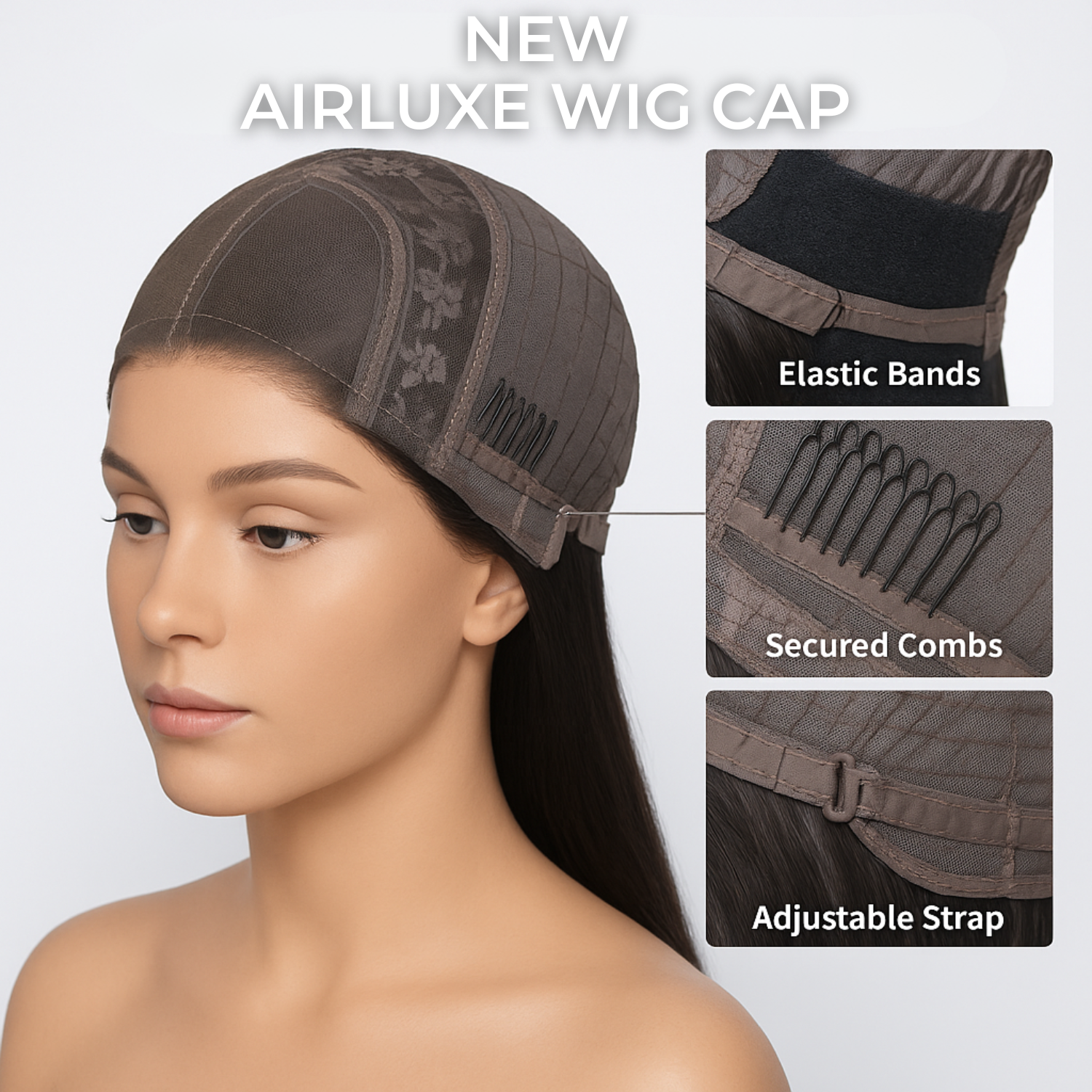 a woman's hair is shown with instructions on how to use it